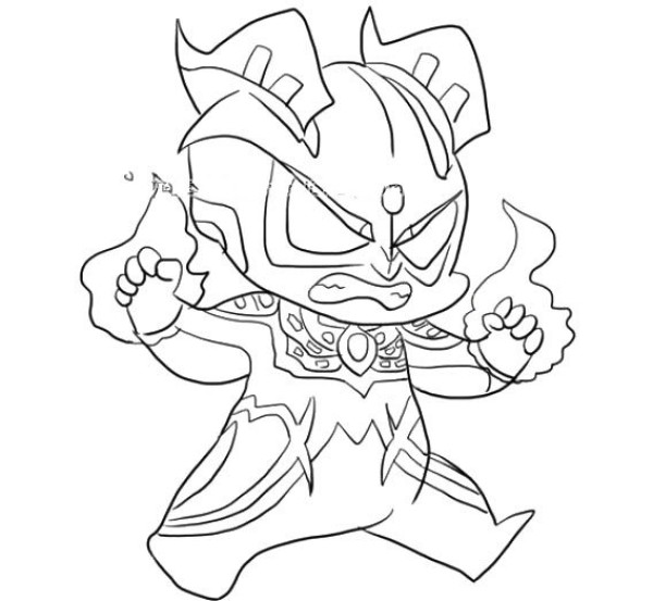 Angry Q version Ultraman Zero