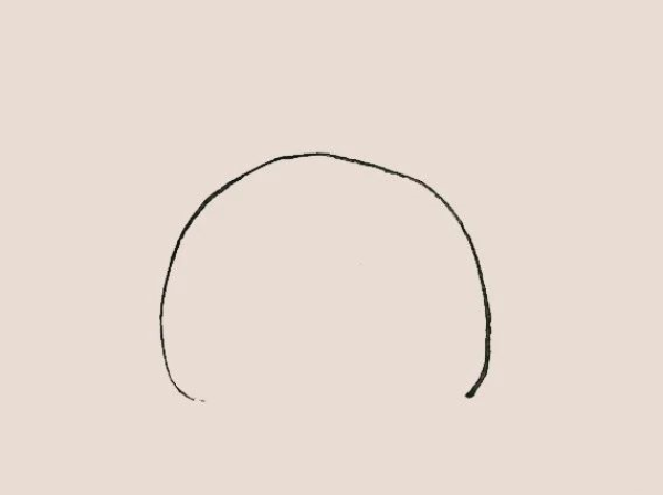 Simple drawing of hairband