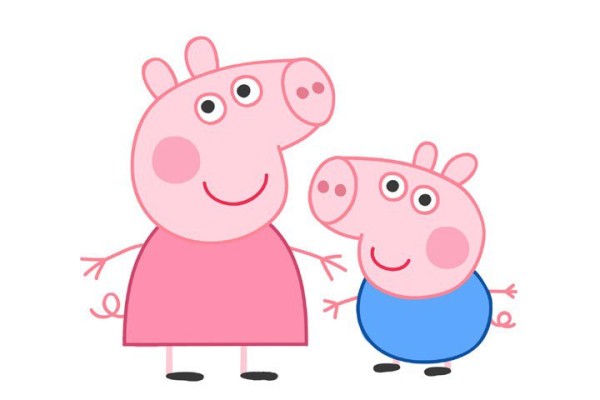 There is also this pig in the Year of the Pig. How to draw Peppa Pig?