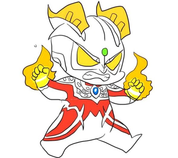 Angry Q version Ultraman Zero