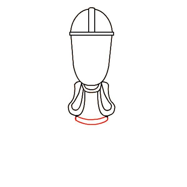 Simple strokes drawing tutorial of Bald Qiang