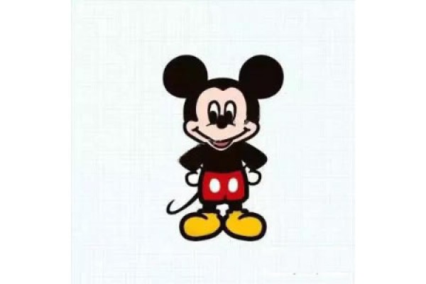 Draw anime characters: Mickey Mouse