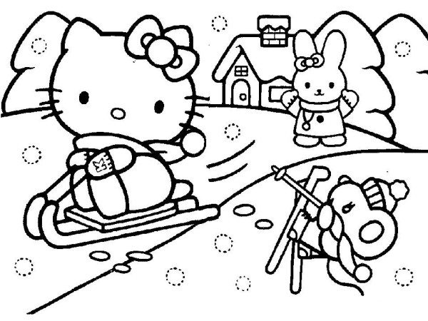 How to draw hello kitty simple drawing method of anime characters