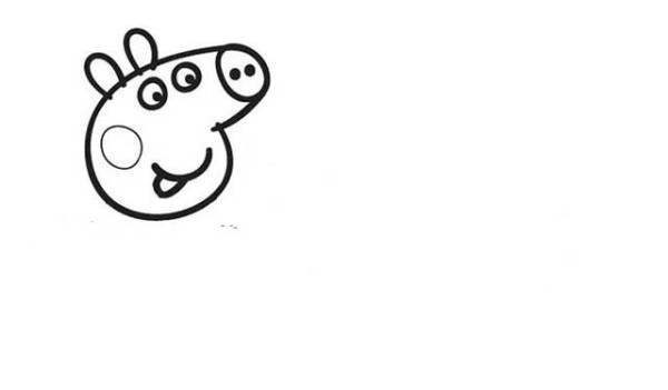 Simple drawing tutorial: Draw Peppa Pig playing with her brother