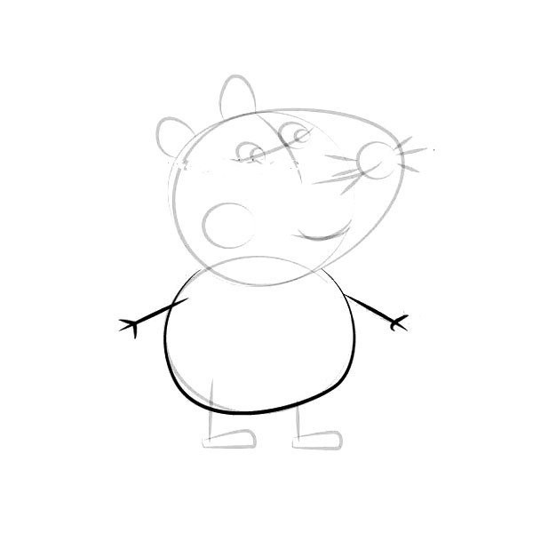 Peppa Pig - Simon the Squirrel Simple Drawing