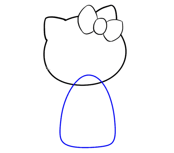 Learn to draw cute Hello Kitty