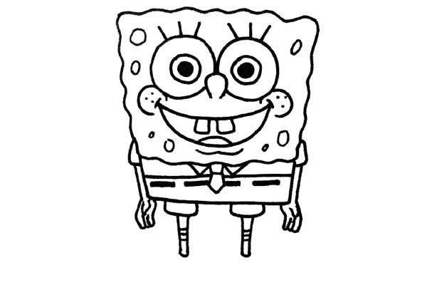 Let’s draw SpongeBob together