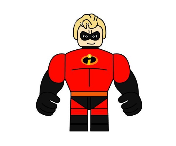 Mr. Incredible Bobs simple drawing