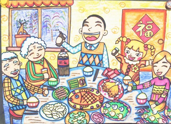 2017 Chinese New Year children’s paintings