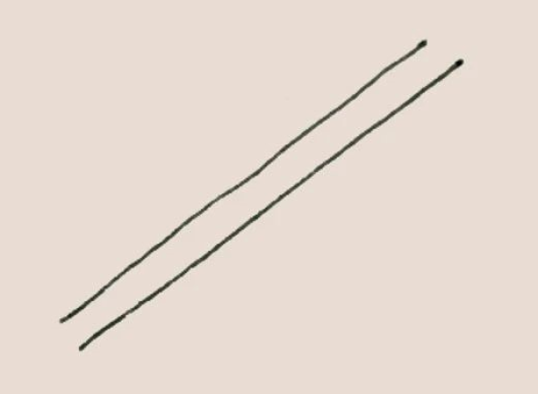 Simple drawing of flute