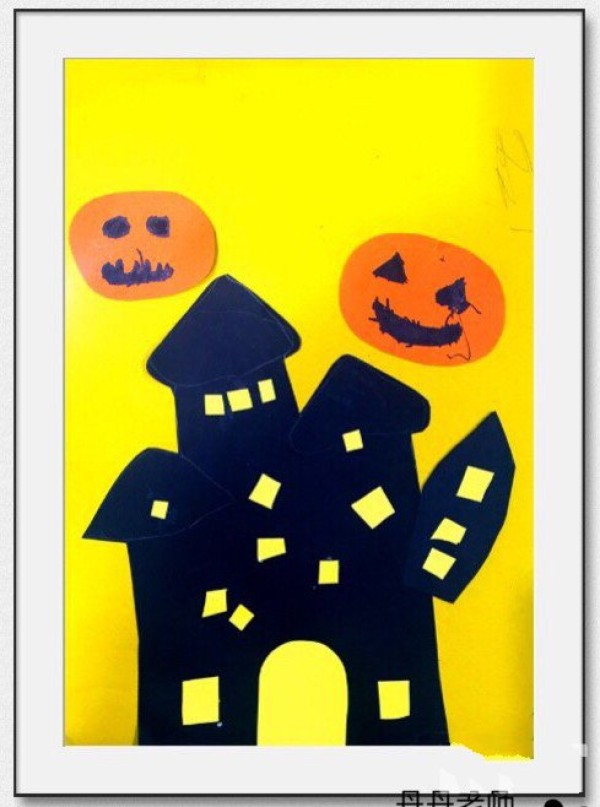 A set of beautiful childrens drawings for Halloween