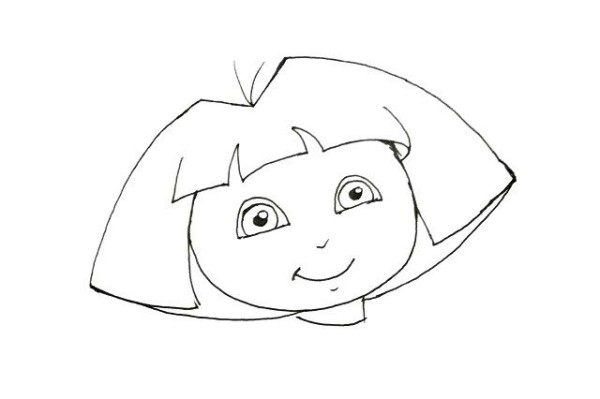 How to draw Dora the Explorer