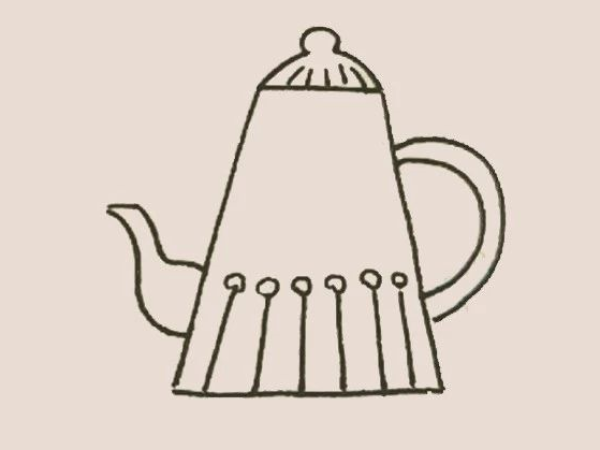 Simple drawing of kettle