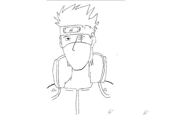 Naruto simple strokes picture collection