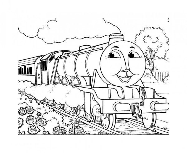 Thomas the Tank Engine coloring pictures