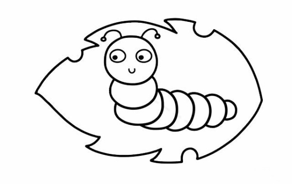 How to draw a caterpillar