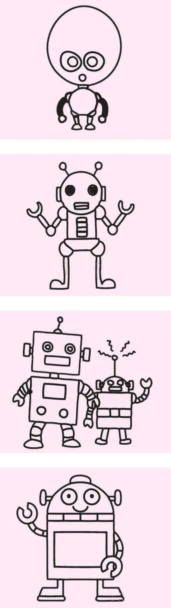 How to draw a simple robot