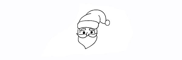 How to draw Santa Claus