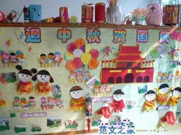 Appreciation of childrens paintings to welcome the Mid-Autumn Festival and celebrate the National Day in 2016