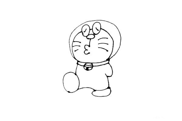 Learn to draw cute Doraemon