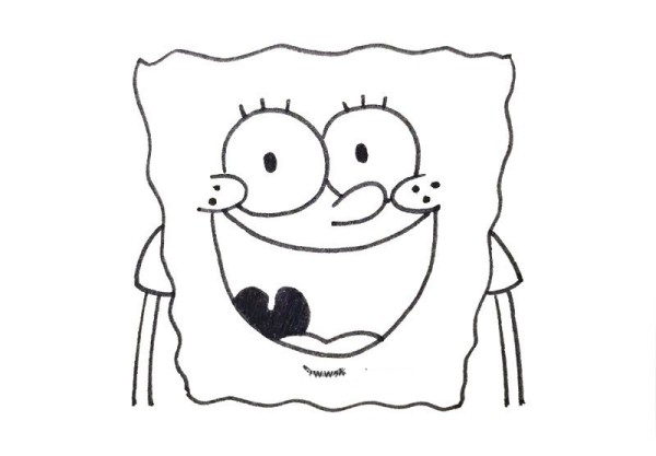 How to draw spongebob