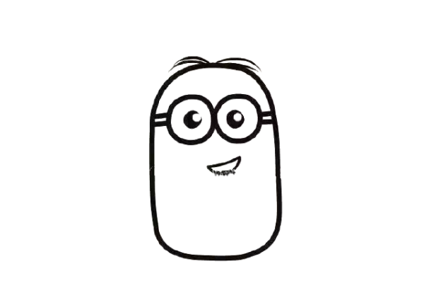 Teach you step by step how to draw Minions