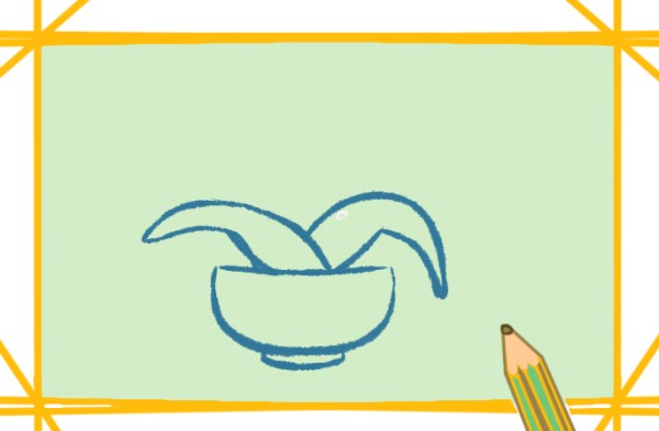 How to draw an aloe vera potted plant