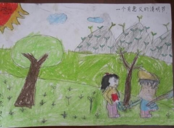 Qingming Festival Childrens Paintings - Meaningful Qingming Festival