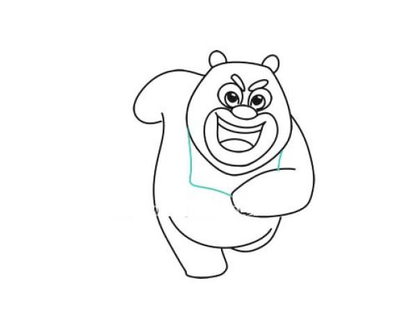 The running bear in Bear Bears