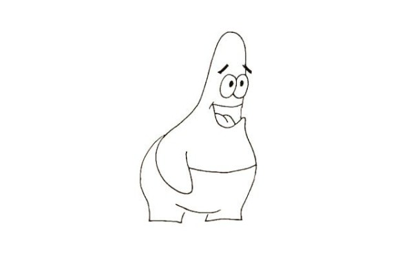 Draw Patrick from SpongeBob SquarePants