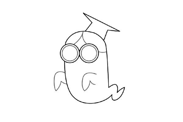 Learn to draw Halloween ghost 7