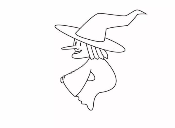 How to draw a witch