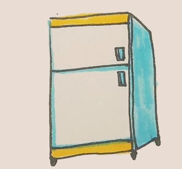 Simple strokes of refrigerator