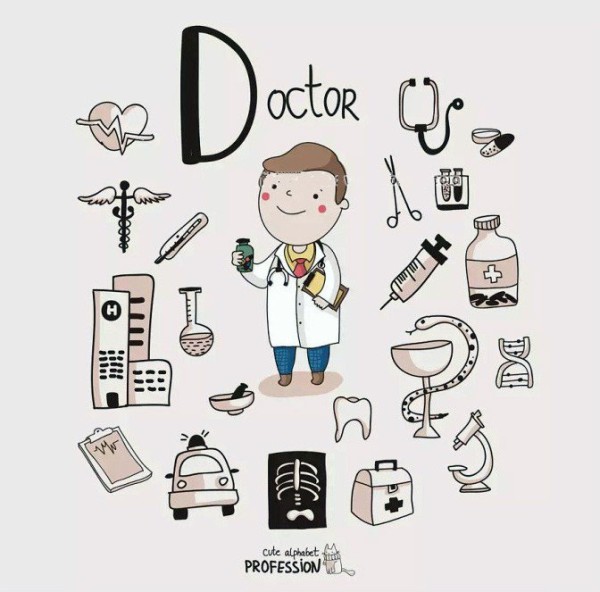 Dentist simple drawing picture