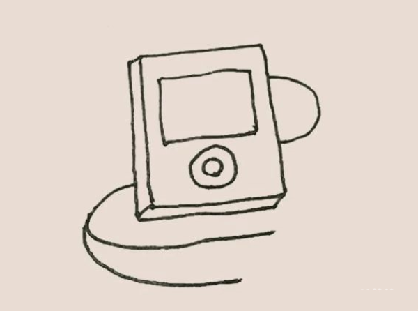 Simple drawing of Walkman