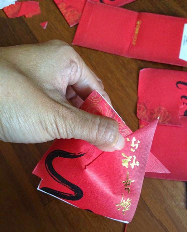 How to make red envelope fish