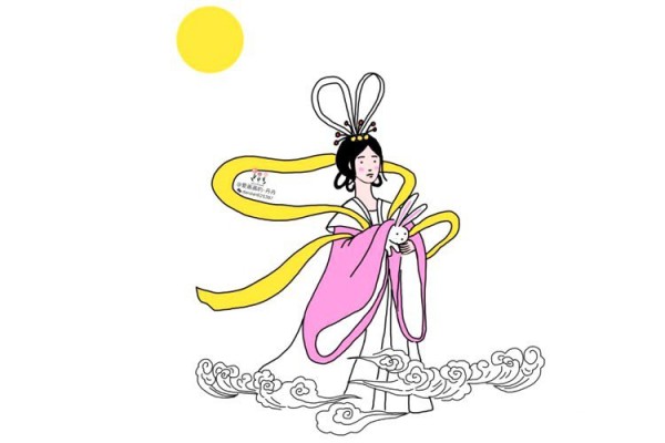 Learn to draw the beautiful Chang'e in simple strokes