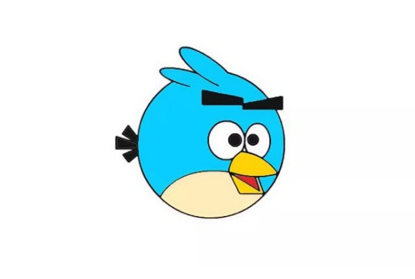 How to draw angry birds