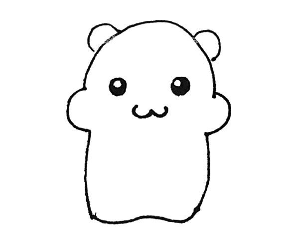 Learn to draw a cute hamster