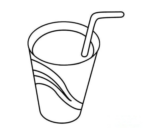 How to draw a drink cup