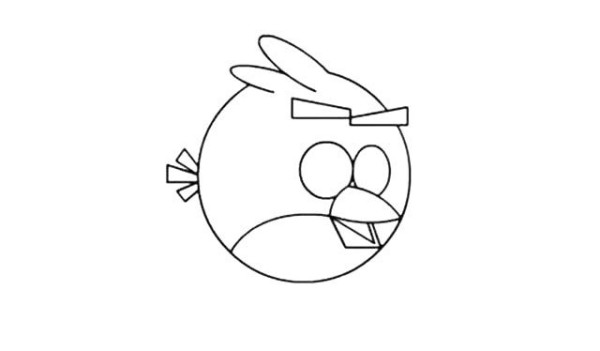 How to draw angry birds