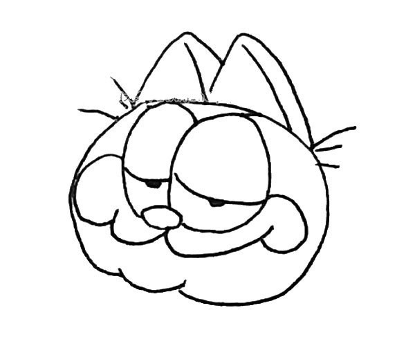 Learn to draw Garfield