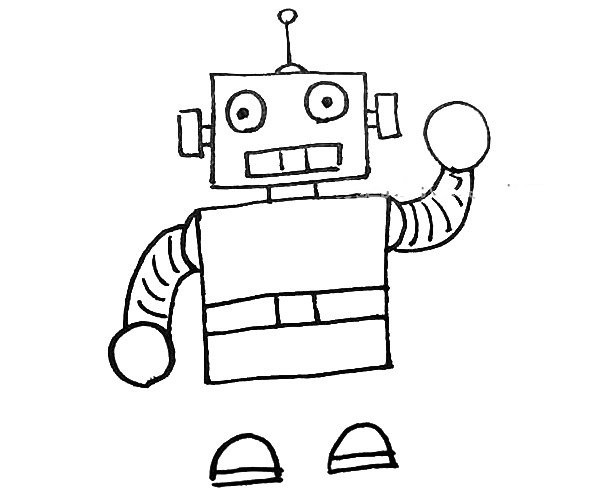 Learn to draw robots