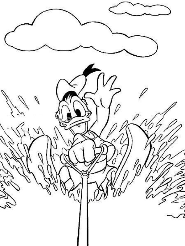 Donald Duck simple drawing pictures