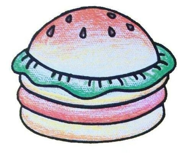 Hamburger simple strokes