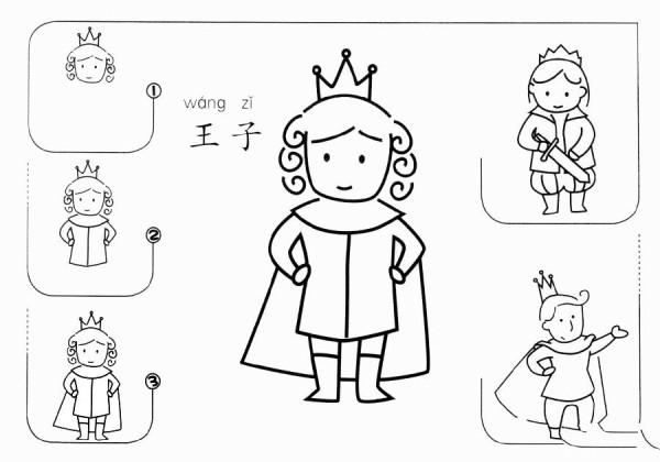 How to draw a prince