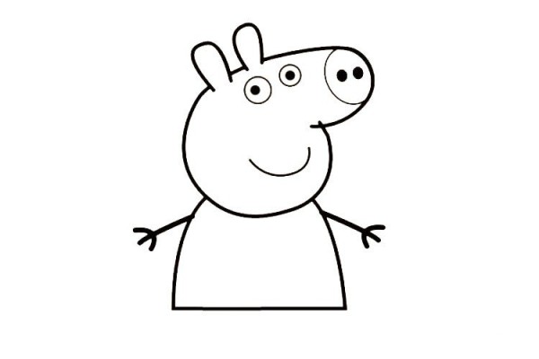 Draw Peppa Pig in 7 easy steps