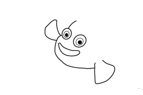 Drawing the clownfish from Finding Nemo