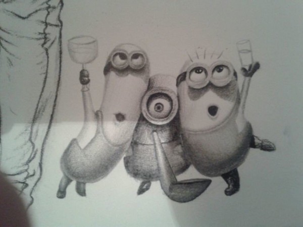 Childrens Comics Happy Minions