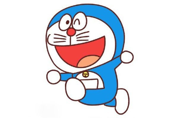 How to draw Doraemon in simple strokes